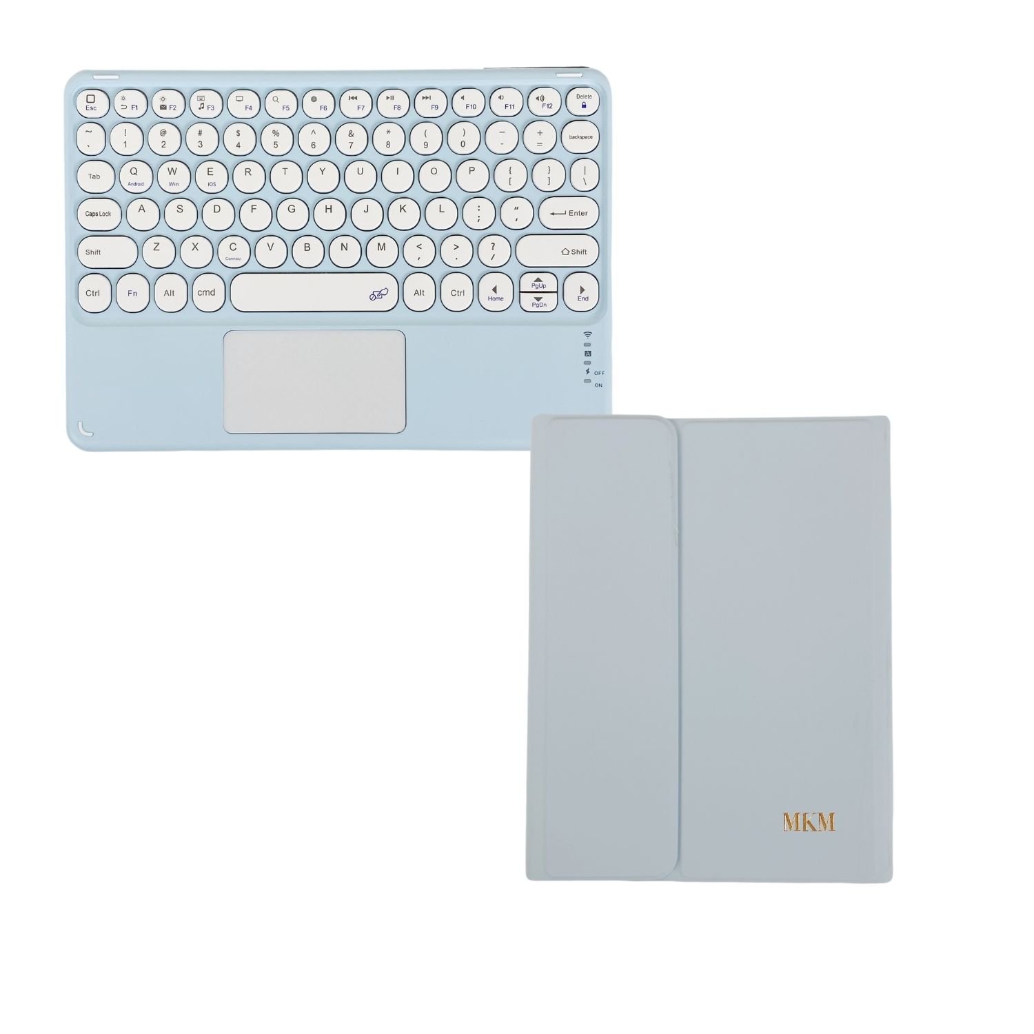 iPad Series - Keyboard Case - Light Blue — Valerie Constance
